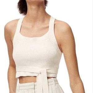Aritzia Wilfred Cayenne Knit Top